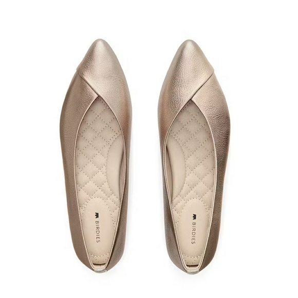 Birdies Shoes - Birdies Goldfinch leather flats NIB